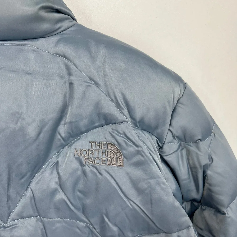 The North Face Girls XL Blue Quilted Diamond Puffer‎ Jacket Winter Coat 550